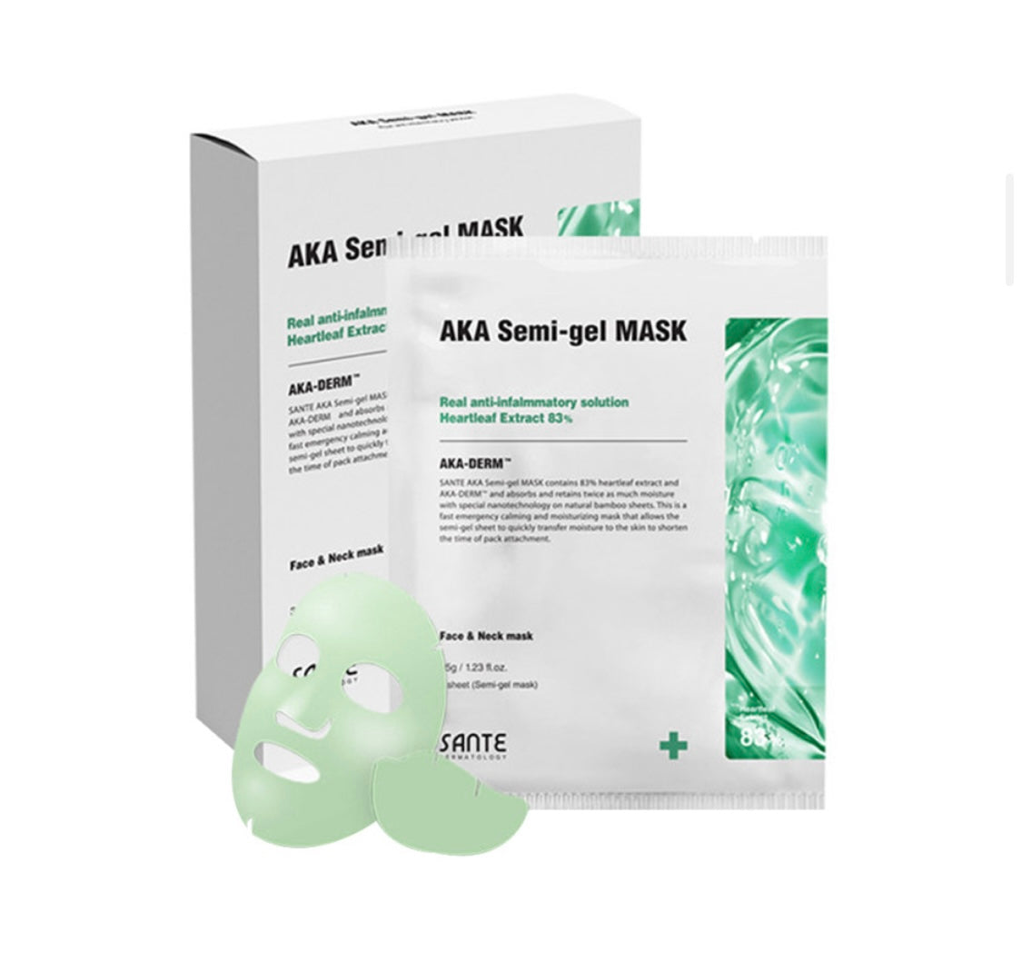 SANTE AKA Semi-gel MASK 5sheets