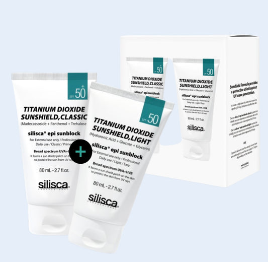 Silisca® Epi Sunblock Set – Classic + Light (80mL x 2)