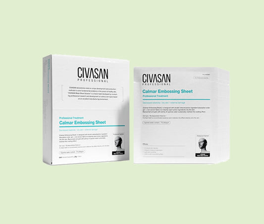 CIVASAN Professional Calmar Embossing Sheet Mask 28 g × 10 sheets